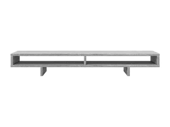 Support de moniteur sonoma gris 100x27x15 cm bois d'ingénierie