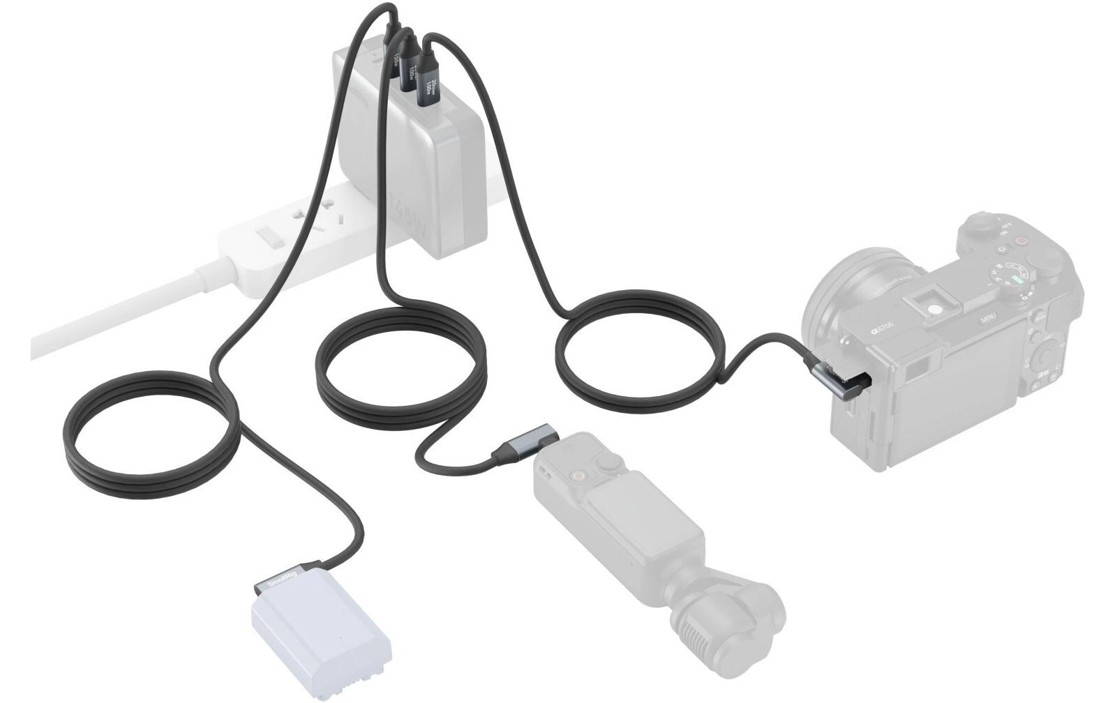 Kabel USB-C Data Cable 60 cm Gerade auf gewinkeltUSB-C auf USB-C Datenkabel