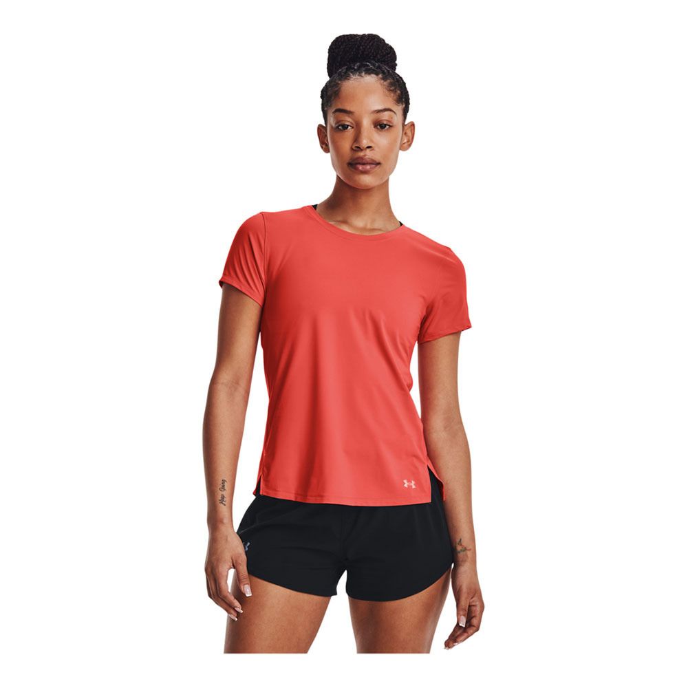 Under Armour ISOCHILL RUN LASER - Maillot Femme orange