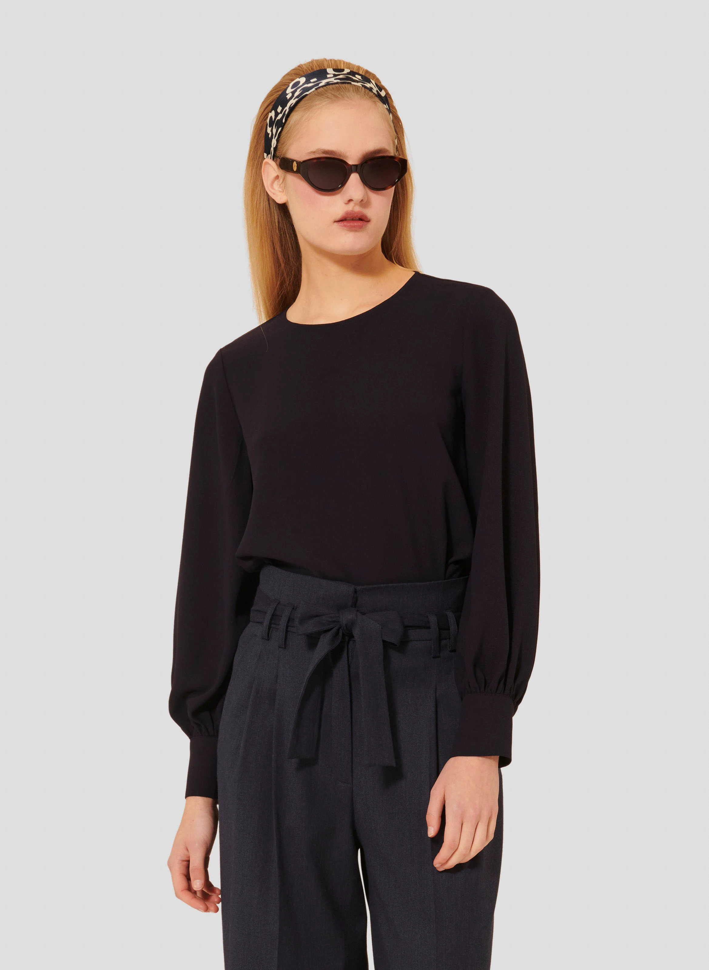 TACCI - Top ample manches longues| Bleu