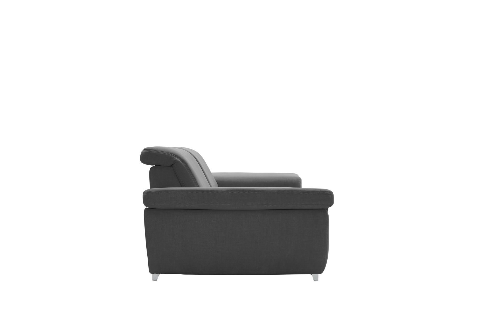 polsterpower 3-Sitzer Boxspringsofa - Miro grau - Basismodell