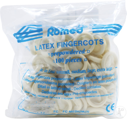 Doigtiers En Latex Poudrés Medium 100 Pièces