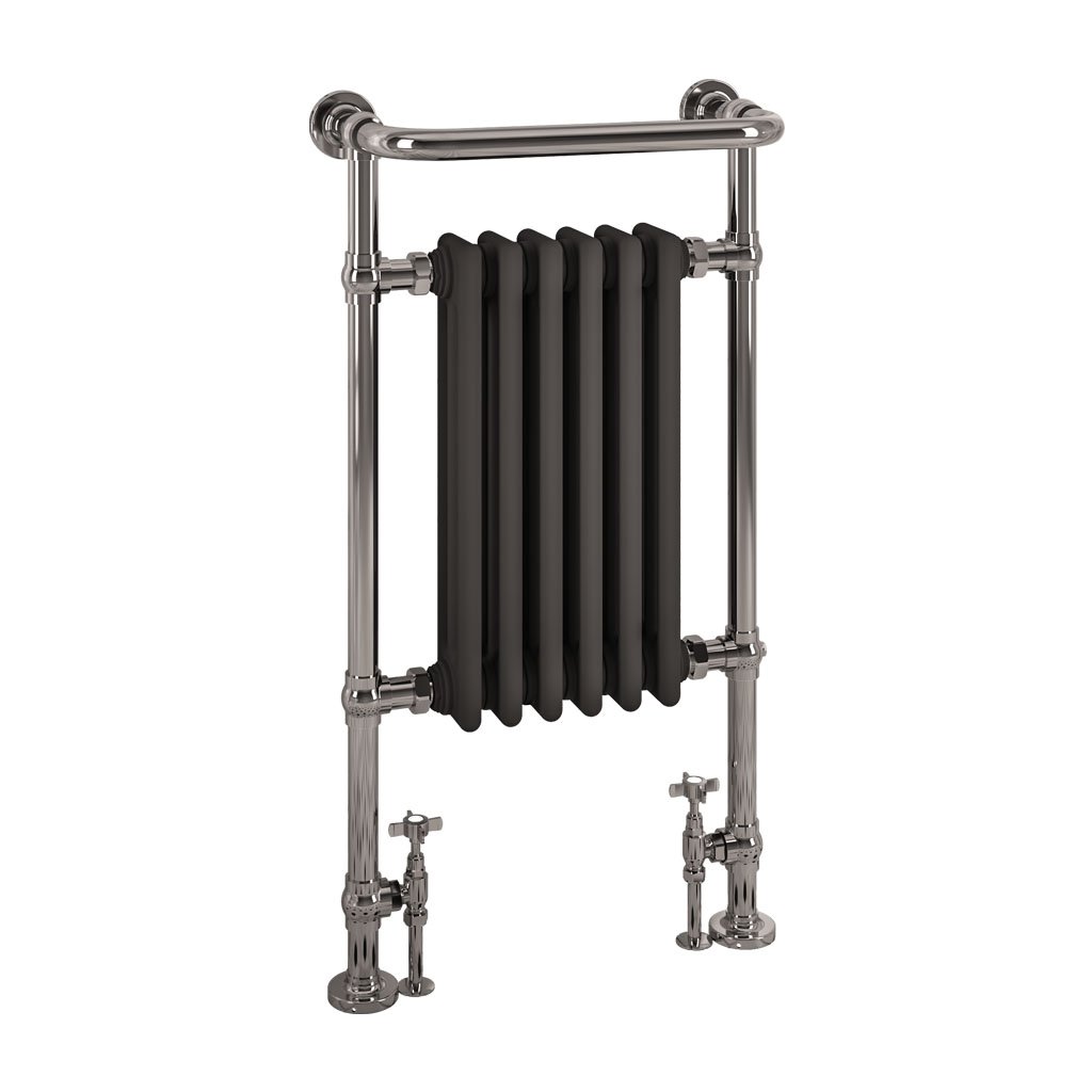 Eastbrook Isbourne klassieke radiator 50x95cm 648W chroom/antraciet