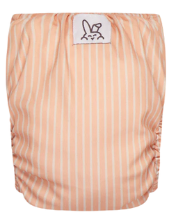 Bumbuns Easy Herbruikbare Luier Stripes Apricot Klittenband 1ST