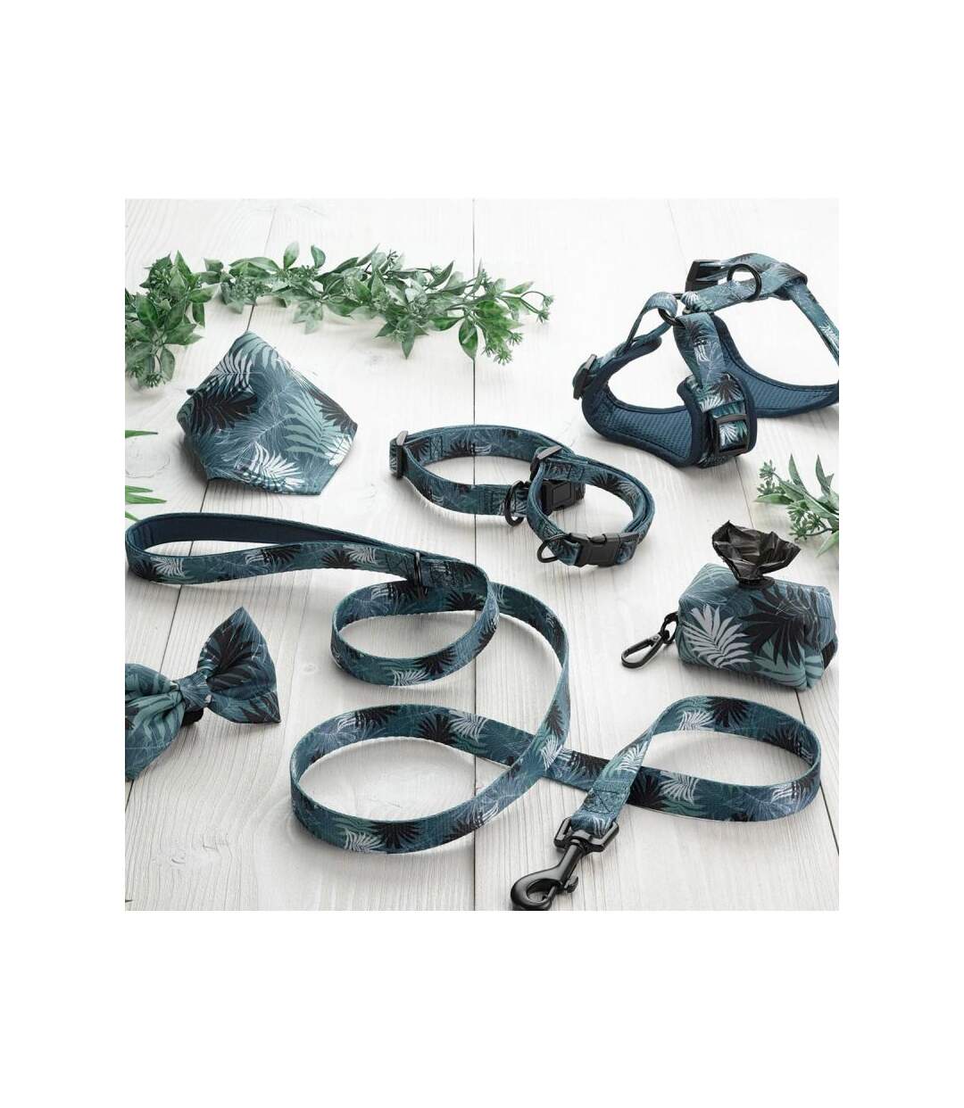 Paris Prix - Harnais Pour Chien Réglable eden 41-54cm Bleu