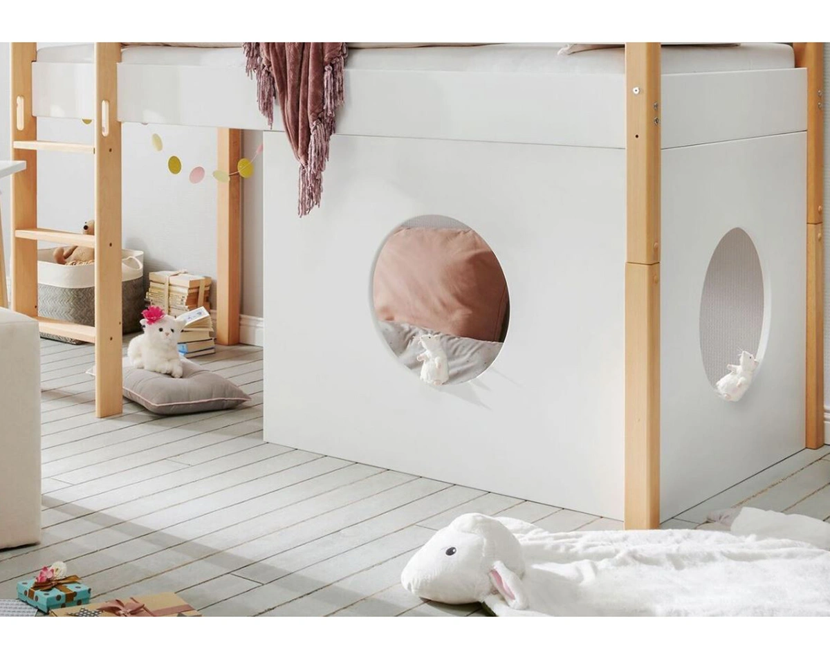 Holz-Deko Element INFANSCOLOR I (Farbe: weiß)