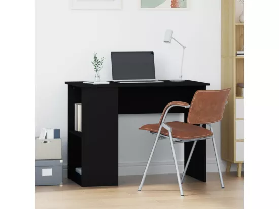 Bureau Noir 100x55x75 cm Bois d'ingénierie