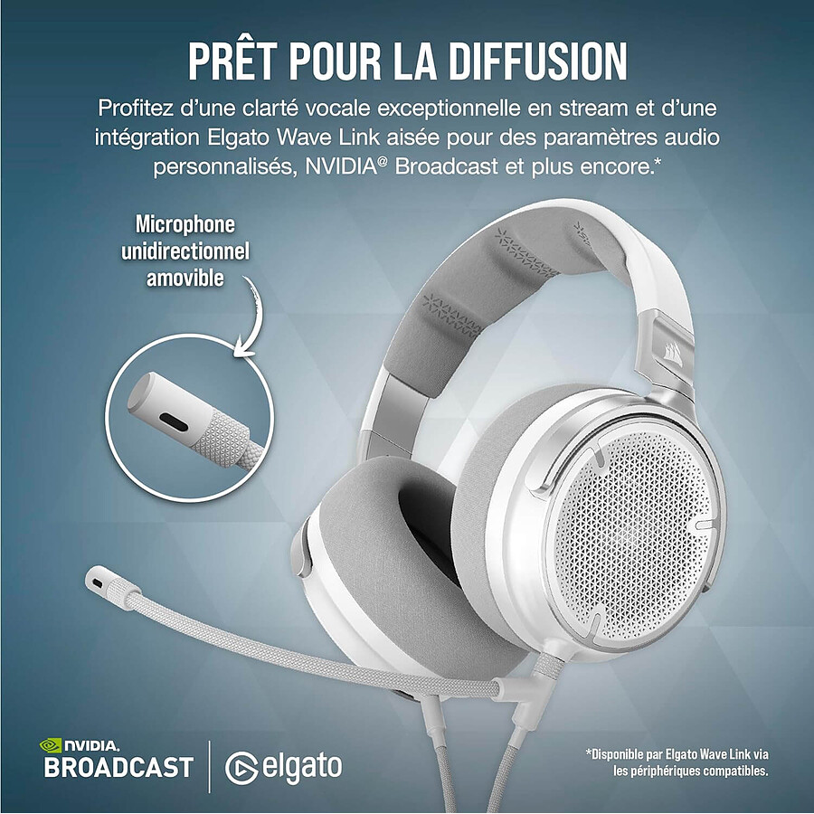 Corsair Virtuoso Pro - Blanc