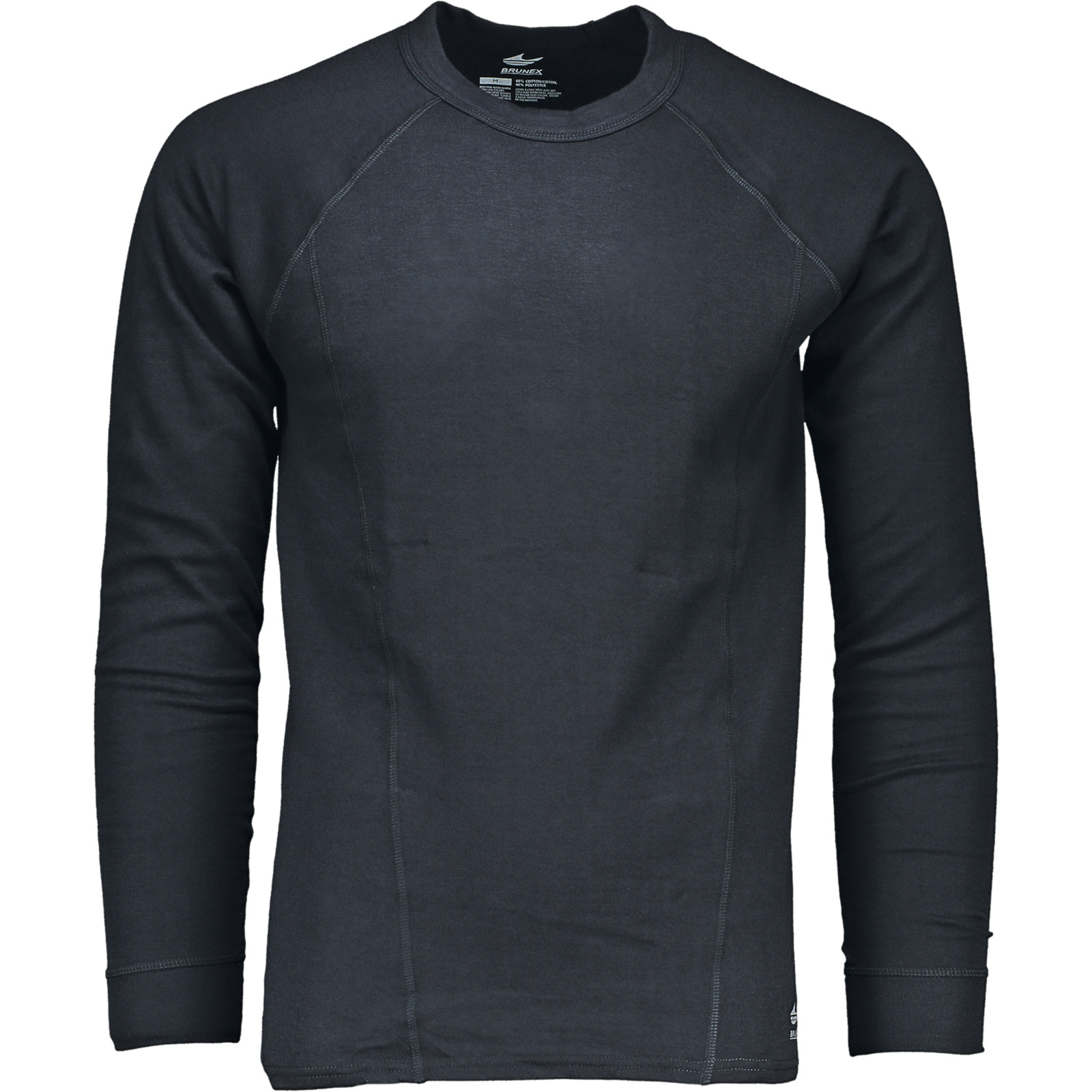 Brunex Herren-Thermoshirt Double Layer XL, schwarz