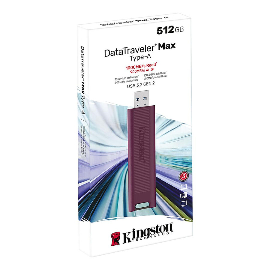 Kingston DataTraveler Max 512 Go (USB-A)