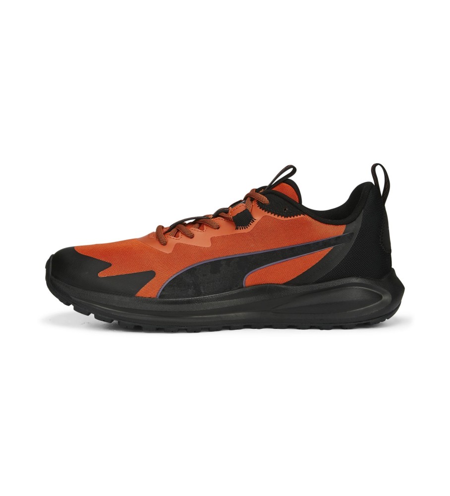 Tênis Puma Twitch Runner Trail Laranja Verão