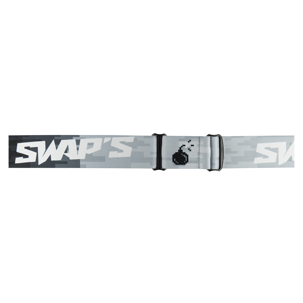 Swaps - Masque Pixel Noir / Gris