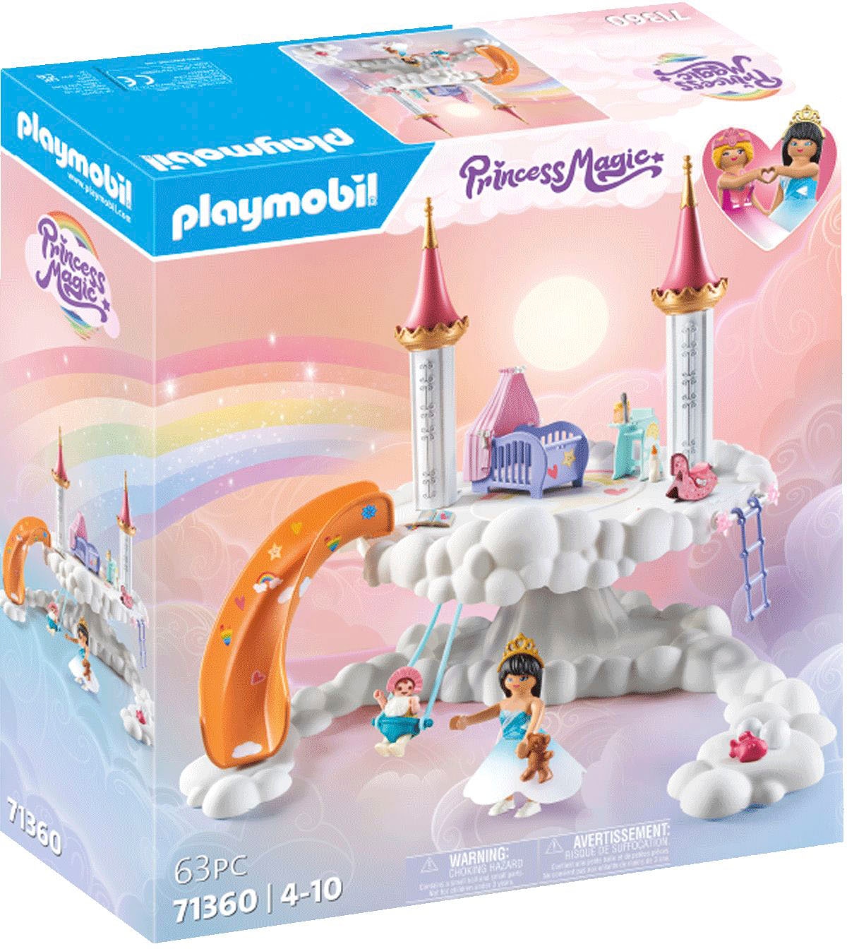 Playmobil® Konstruktions-Spielset »Himmlische Babywolke (71360), Princess Magic« Made in Germany