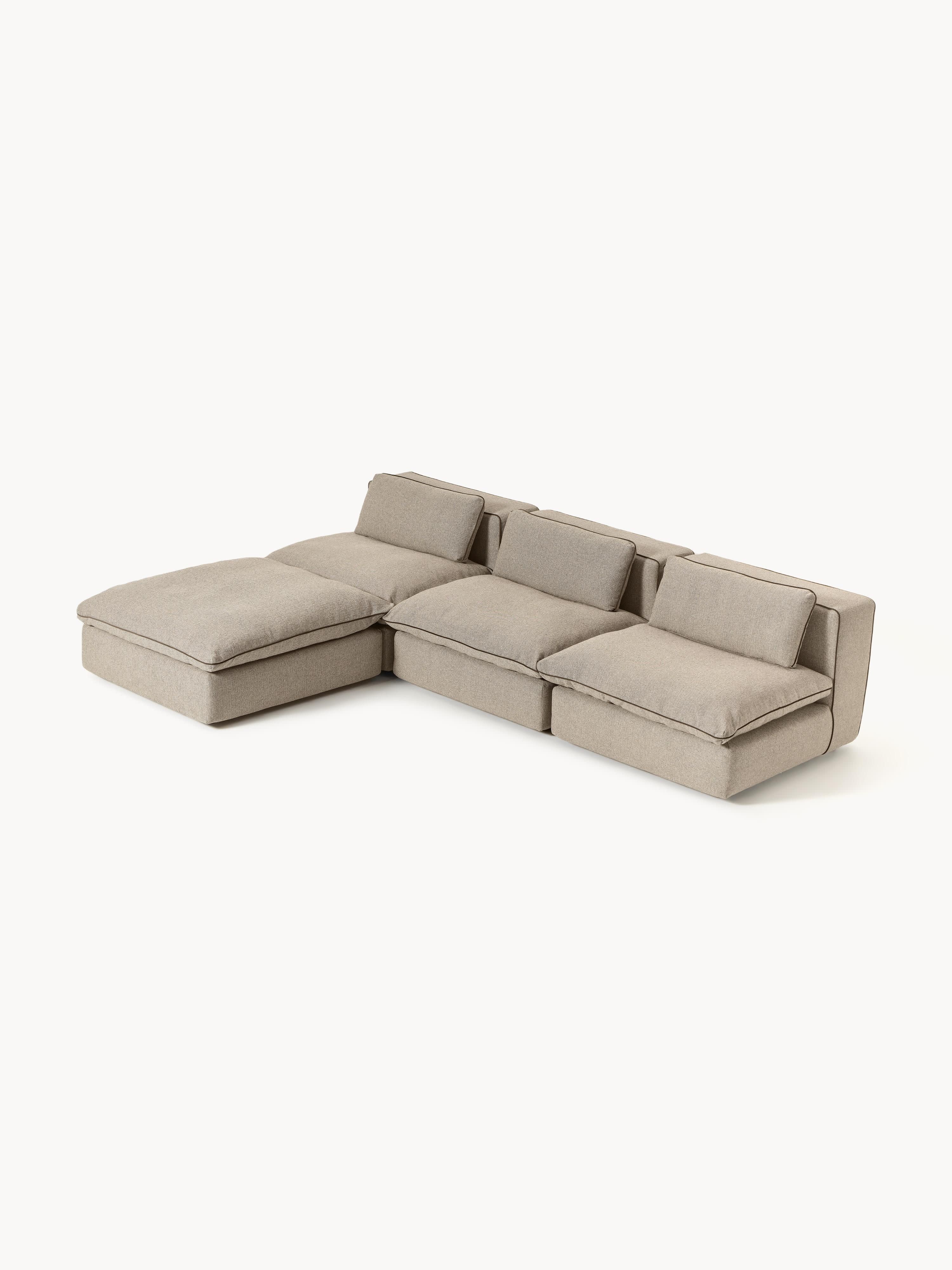 Modulaire bank Felix met poef (links/rechts)