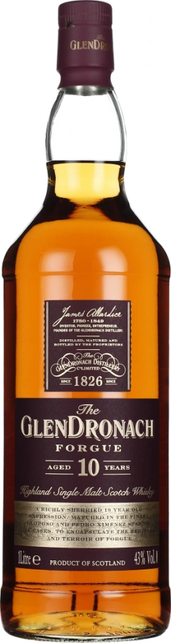 GLENDRONACH 10 YEARS FORGUE SINGLE MALT 1LTR