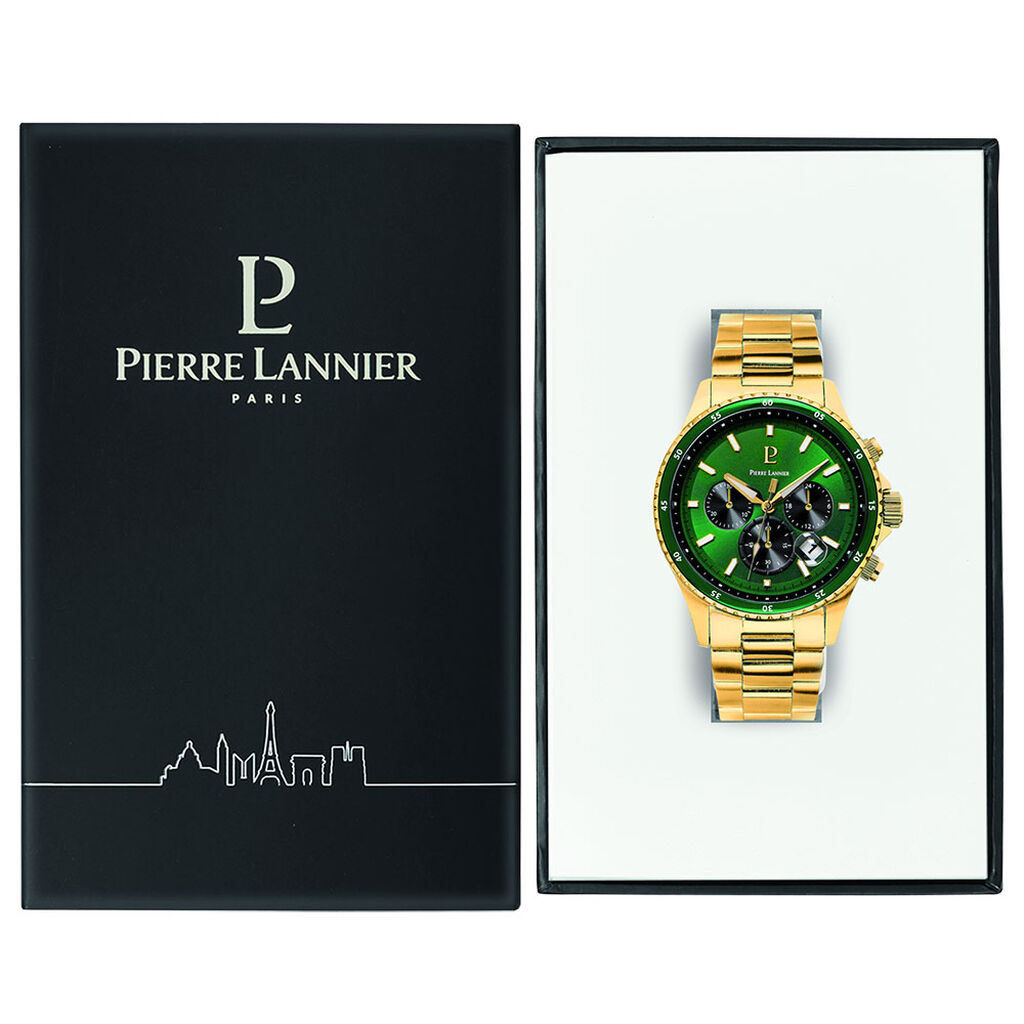 Montre Pierre Lannier Cronos Vert