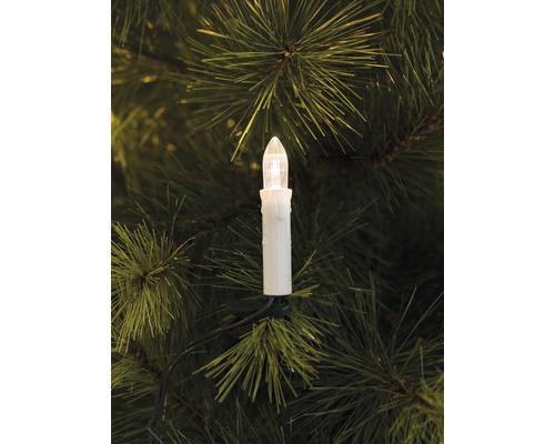 Konstsmide kaarslichtsnoer, 9,6 m + 1,5 m aansluitdraad, 25 LED's, warm wit licht
