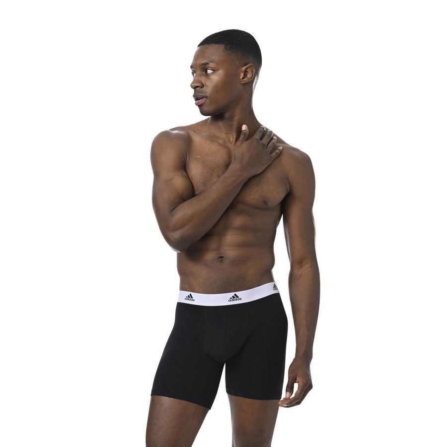 adidas Shorts Boxer Brief Pack de 3 - Noir/Blanc