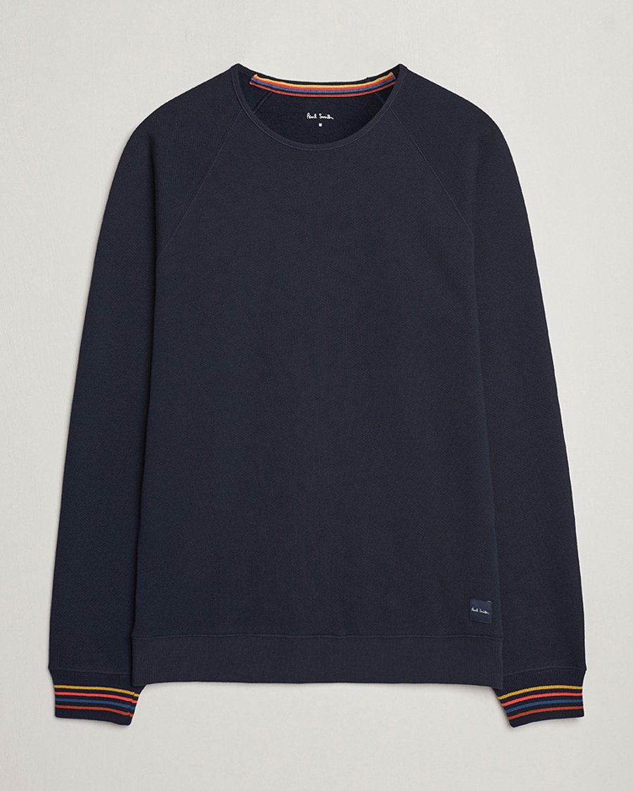 Paul Smith Artist Rib Crew Neck Sweatshirt Navy
