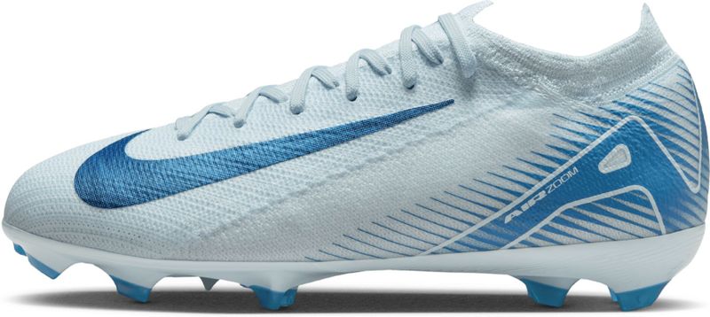 Nike Jr. Mercurial Vapor 16 Pro low-top voetbalschoenen voor kleuters/kids (stevige ondergrond) - Blauw