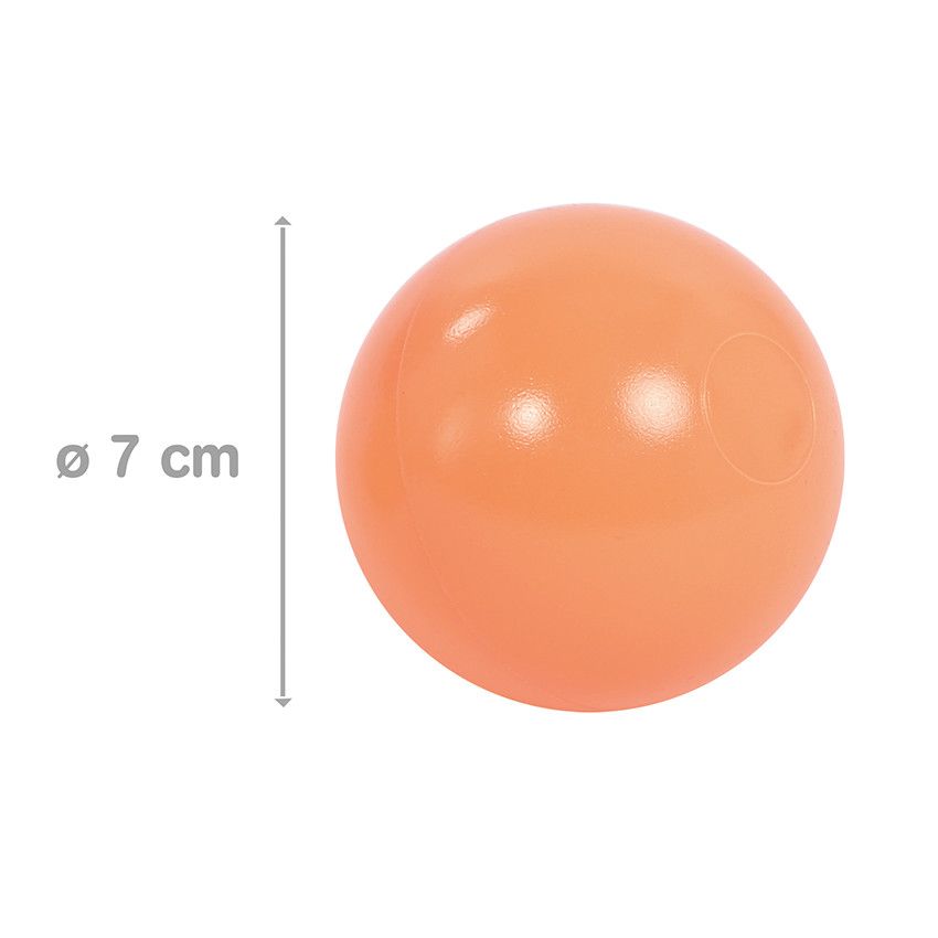 Lot de 60 balles multicolores - Ecru