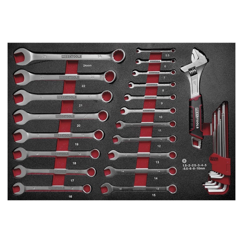 Verktøyvogn 259 deler 76x101x46 cm