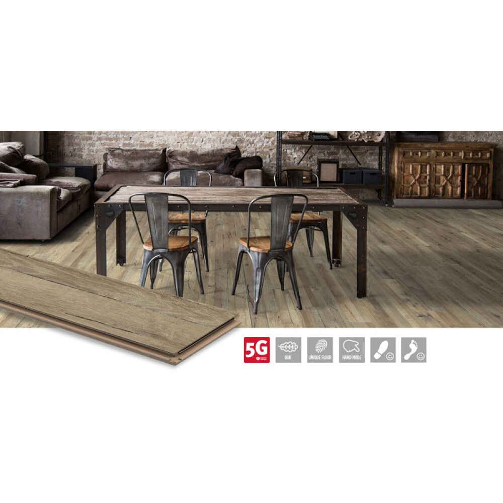 PARKETTGULV NQD OAK ORIGINAL SPIRIT 5G 14X190X1900MM
