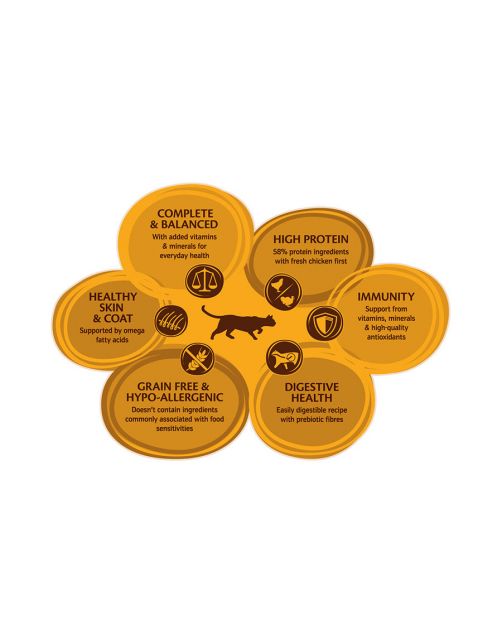 Wellness Core Grain Free Cat Sterilised Kip&Kalkoen - Kattenvoer