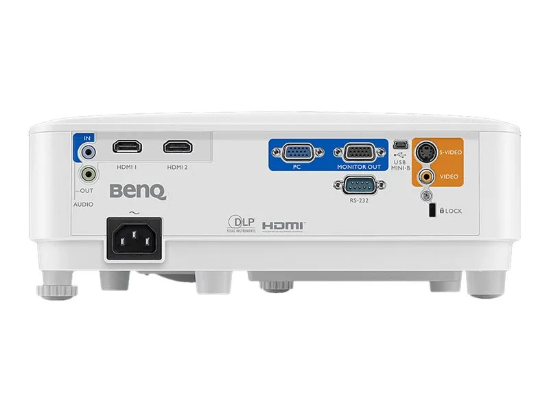 BenQ MW550 - DLP-projektor - bærbar - 3D - 3600 ANSI lumens - WXGA (1280 x 800) - 16:10 - 720p