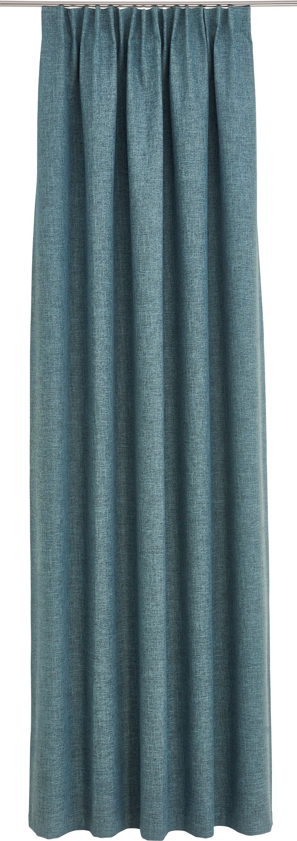 NOELLE Fertigvorhang lichtdicht - Türkis / B: 150.0 cm x H: 270.0 cm