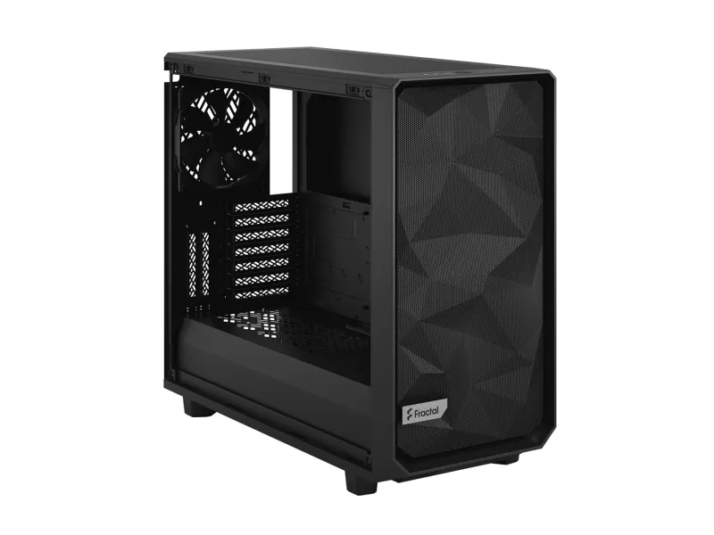 Fractal Design Meshify 2 - Tower - udvidet ATX - ingen strømforsyning (ATX) - sort - USB/Lyd