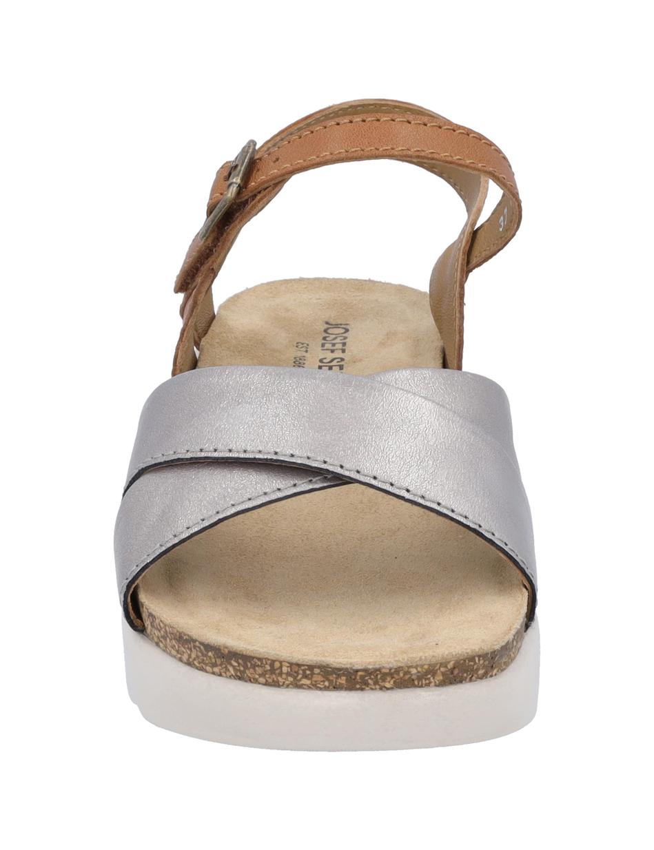 Sandale Celine 03, platin-kombi