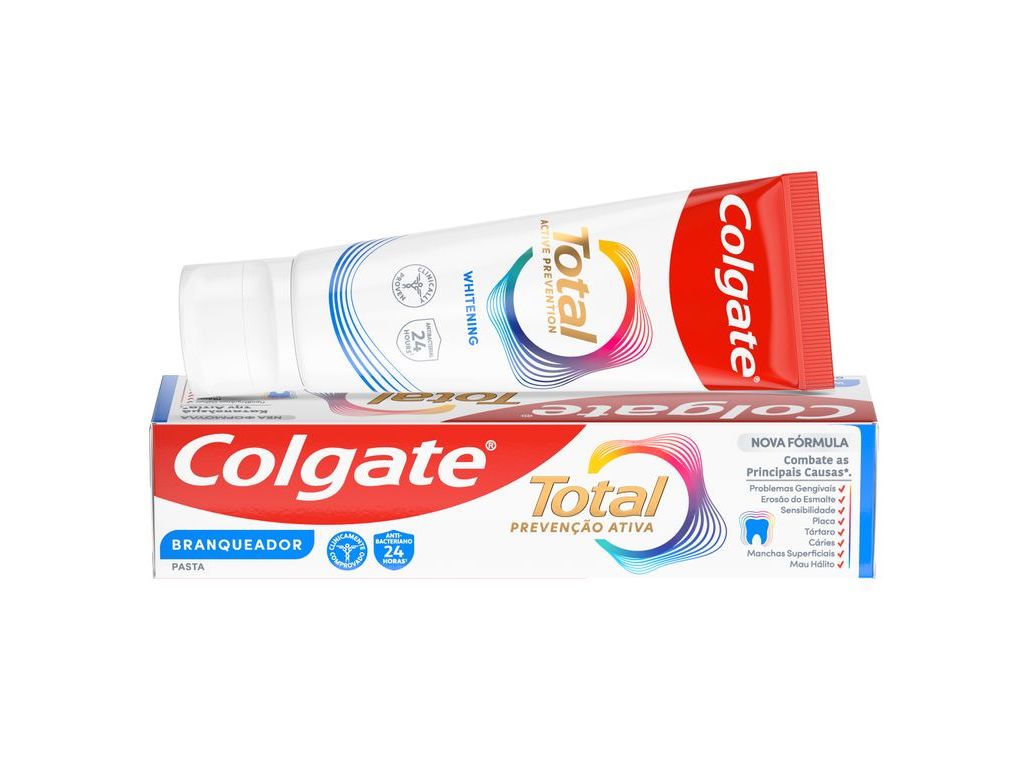 PASTA DE DENTES PROTEÇÃO TOTAL BRANQUEADORA COLGATE 75ML