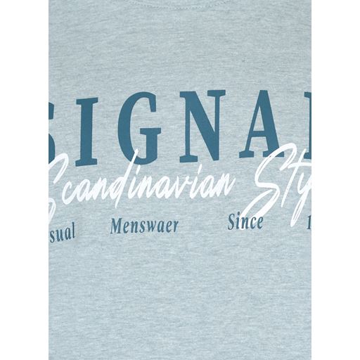 Signal Eric Gavin T-shirt, Misty Blue Melange, M