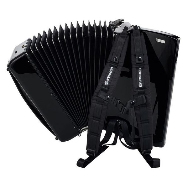 Hohner Bravo III 72 Black silent key
