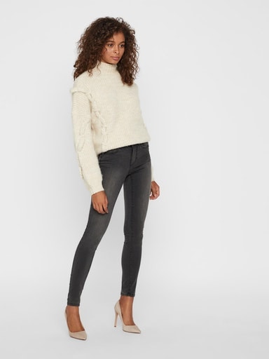 Vero Moda Skinny-fit-Jeans »VMTANYA MR S PIPING JEANS VI207 GA NOOS«