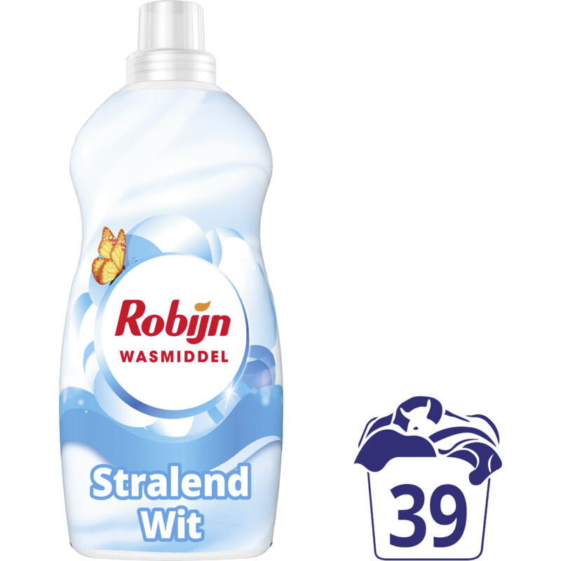Robijn Stralend wit wasmiddel voordeelfles