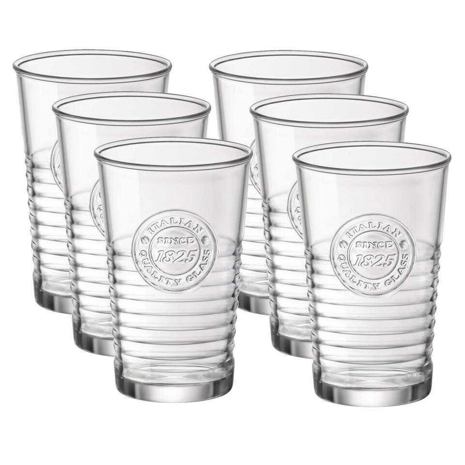 Bormioli Rocco Drinkglazen - 6x - glas - 300 ml