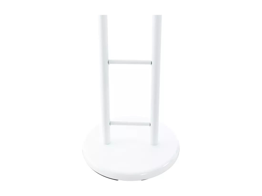 Valet de nuit - Métal - 50 x 28 x 107cm - Blanc - Raymon