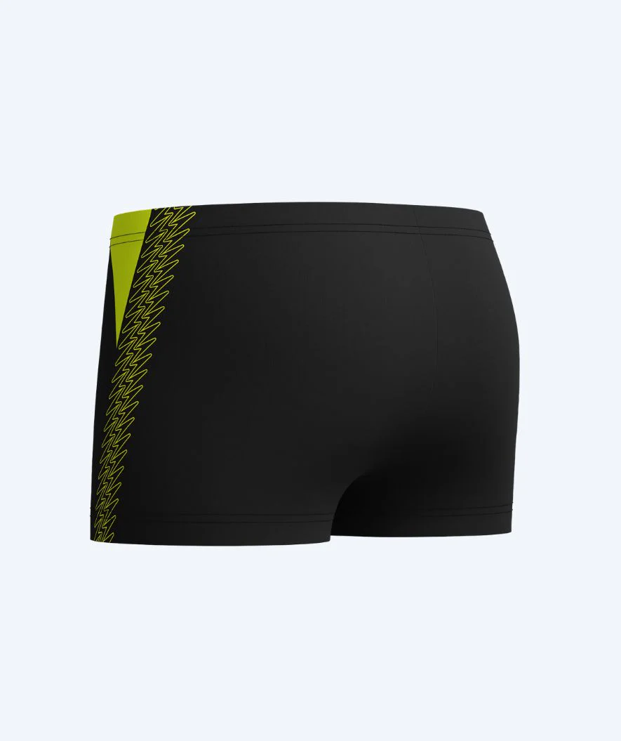 Speedo aquashorts til drenge - Hyperboom Splice - Sort/gul