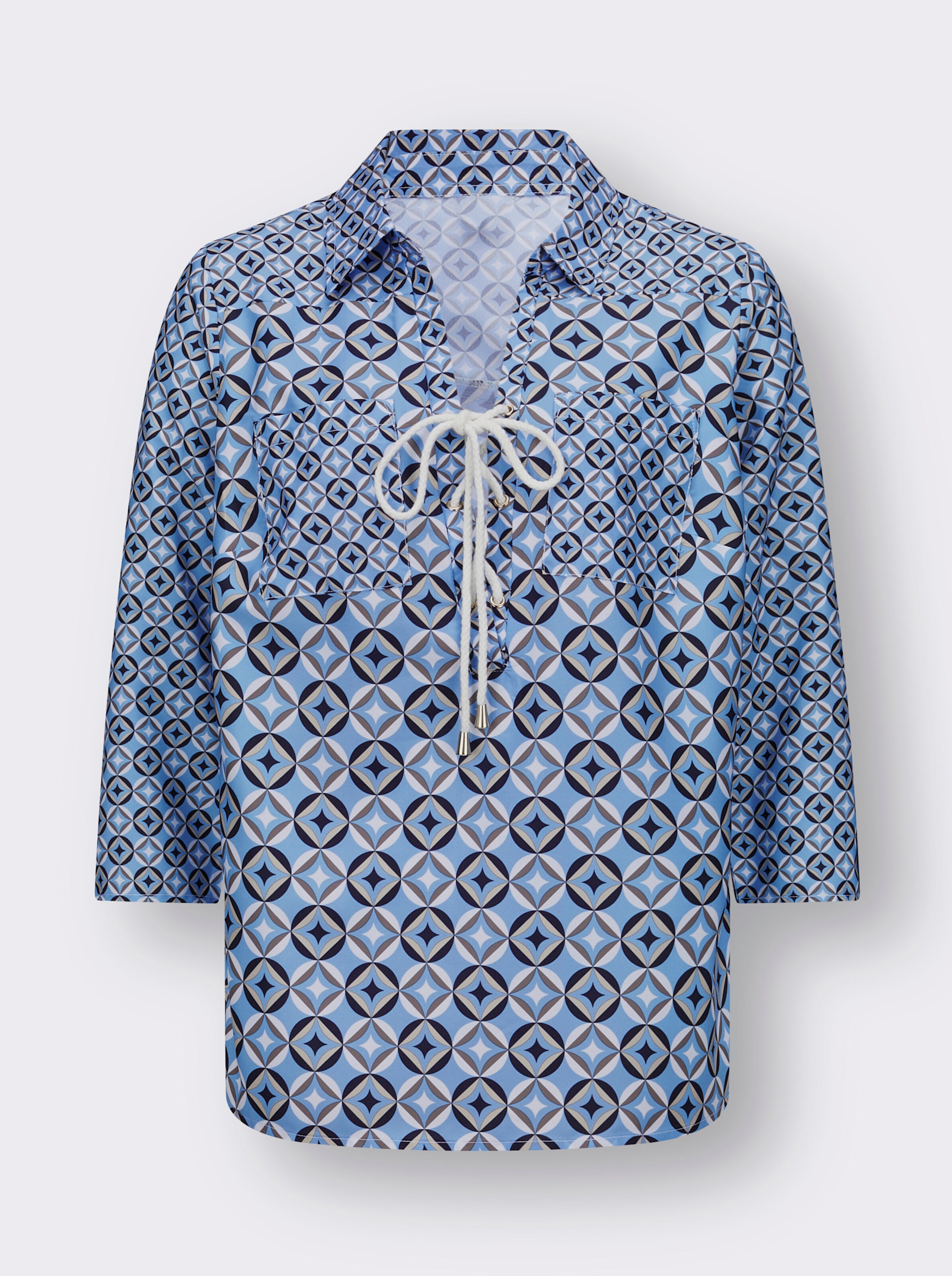 Druckbluse