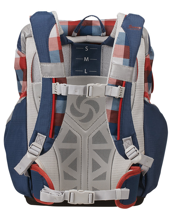 Schulranzen-Set SAMMIES ERGOFIT 2.0 (30x26x40)  CLASSIC CHECKS 5-teilig in blau