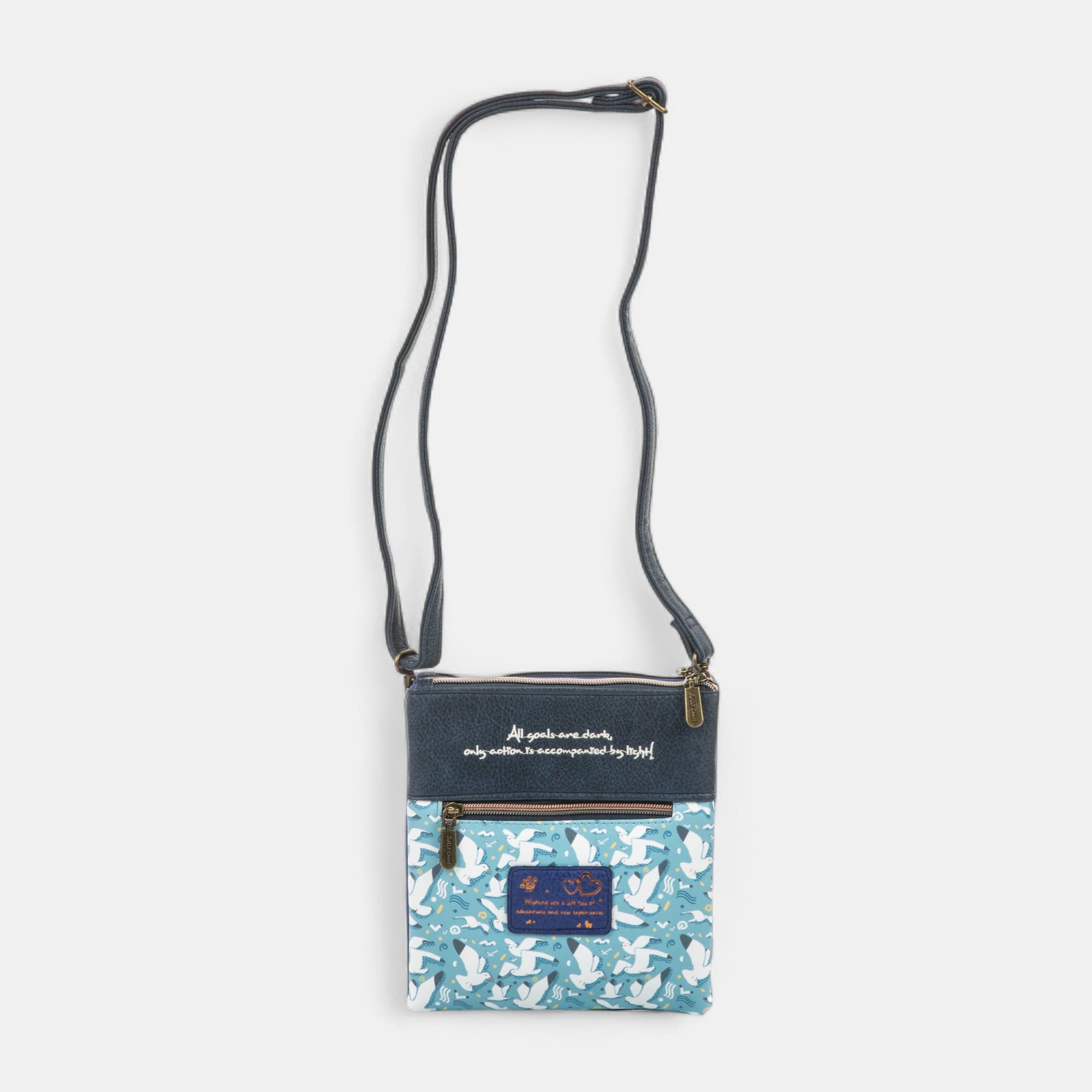 Sac bandoulière bleu