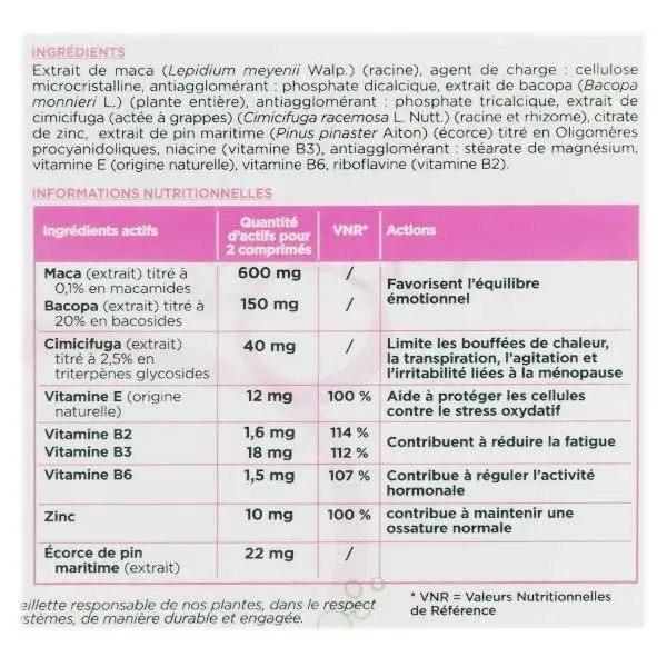 Lehning Méno-Nature 60 comprimidos