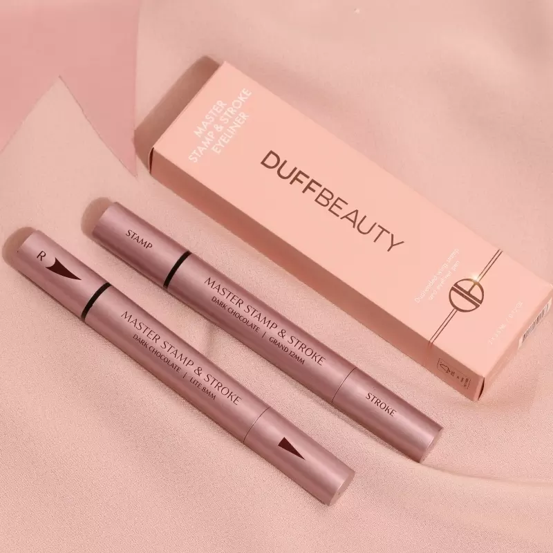DUFFBEAUTY Master Stamp & Stroke Eyeliner Dark Chocolate - Grand 12mm