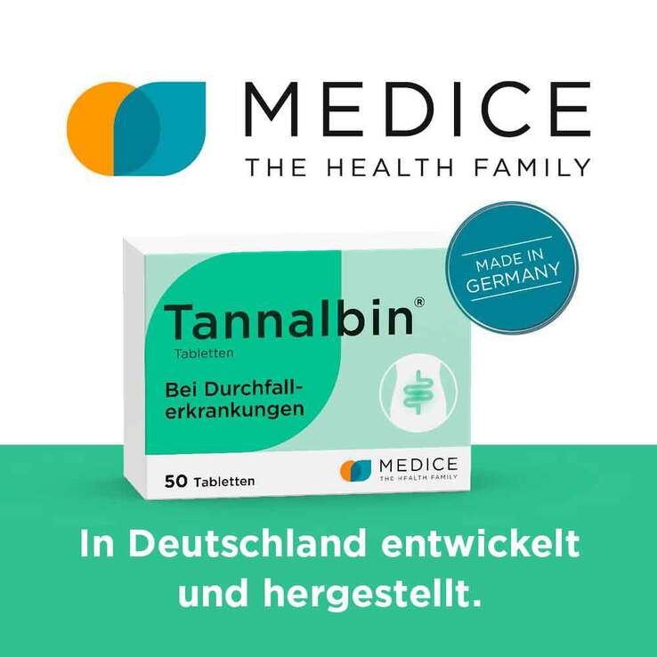 Tannalbin® Tabletten bei Durchfallerkrankungen, 50 St