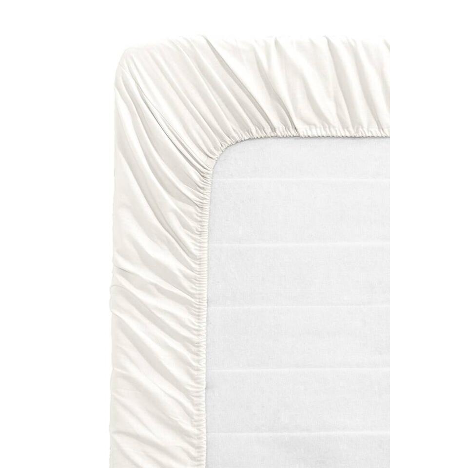 Hoeslaken Katoen - off white - 140x200 cm