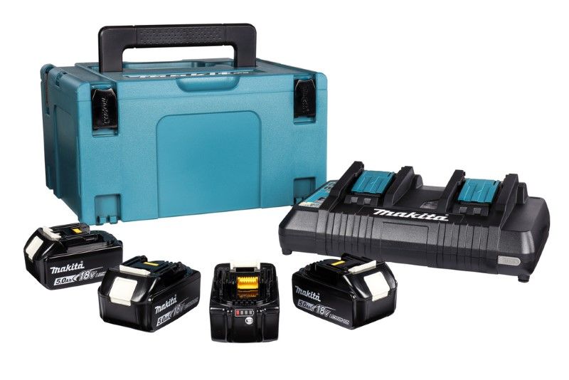 Makita 18V Li-ion accu starterset (4x5.0Ah)   duolader in Mbox 197626-8