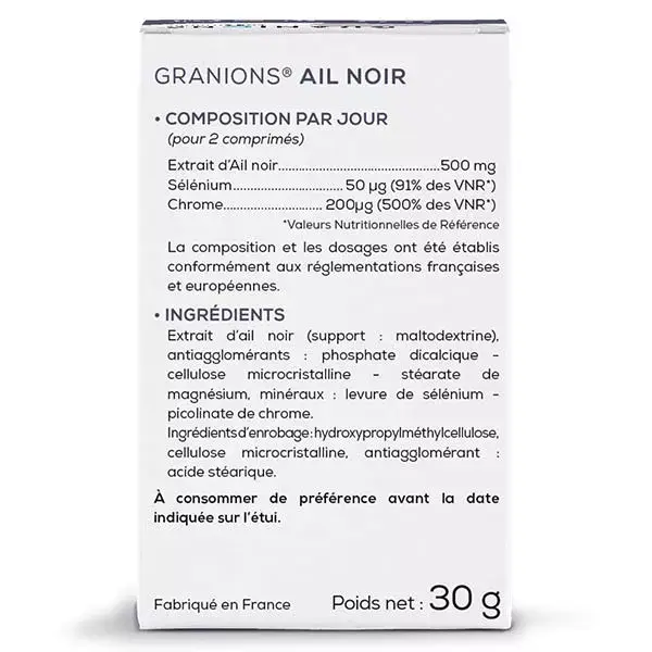 Alho Negro Granions 60 comprimidos