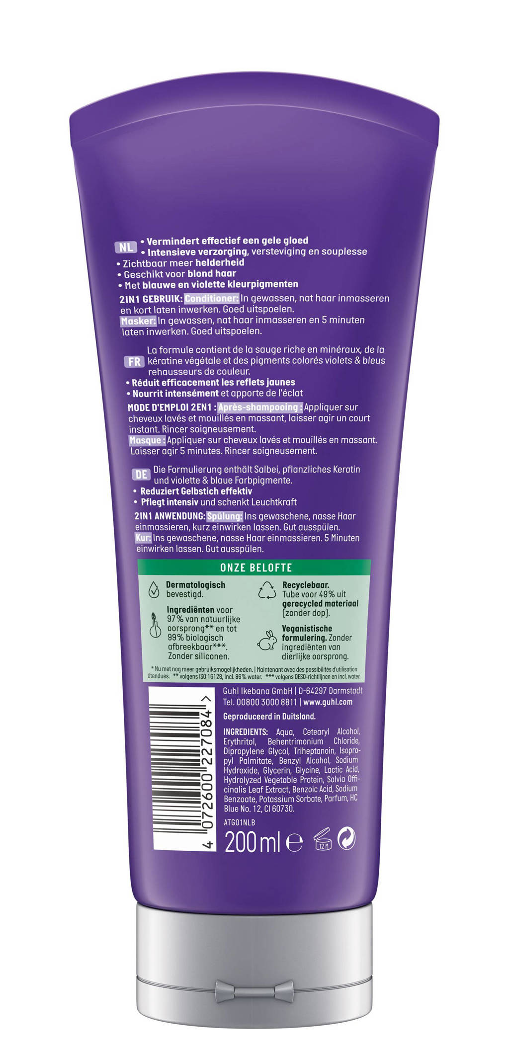 Zilverglans & Verzorging 2-in-1 masker & conditioner - 200 ml